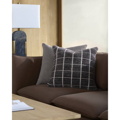 Alixandra Jet Black Pillow Cover