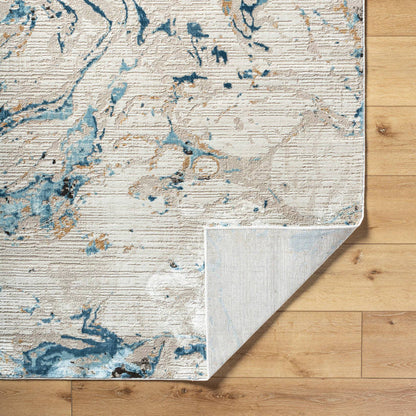 Illiam Modern Blue Area Rug