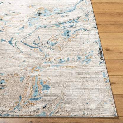 Illiam Modern Blue Area Rug