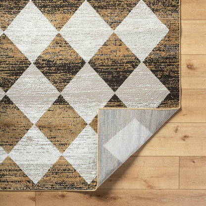 Eligio Modern Charcoal/Mustard Area Rug