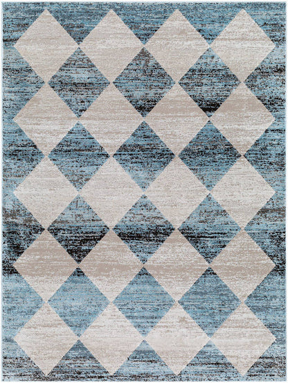 Eligio Modern Blue Area Rug
