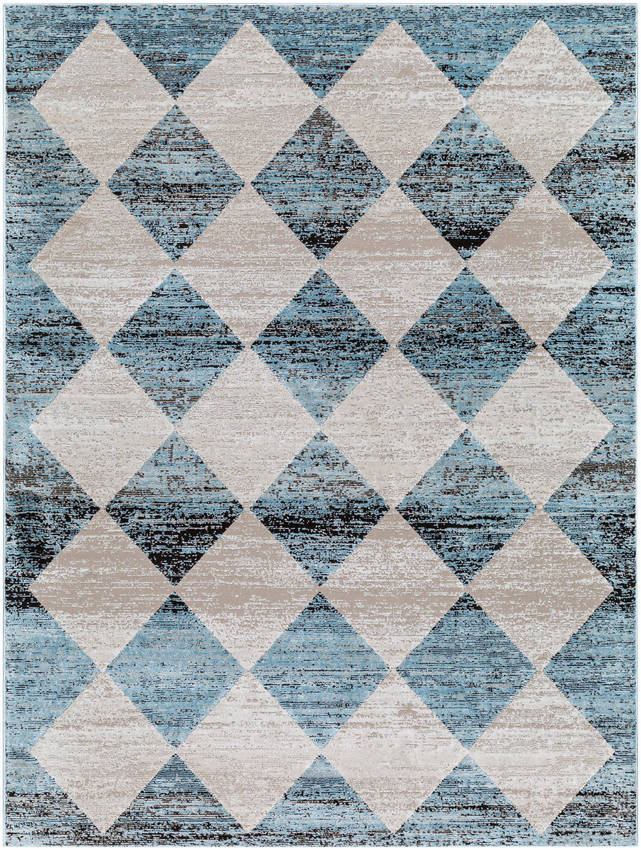 Eligio Modern Blue Area Rug