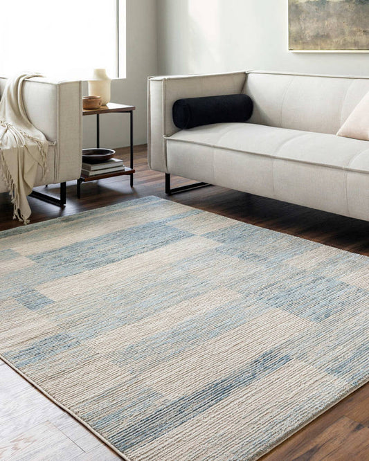 Ahron Modern Navy Area Rug