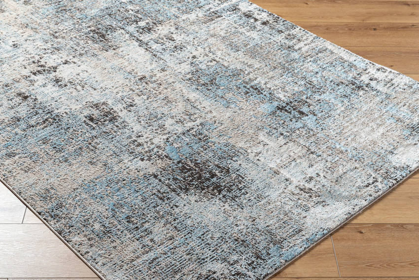 Jakki Rustic Blue/Charcoal Area Rug