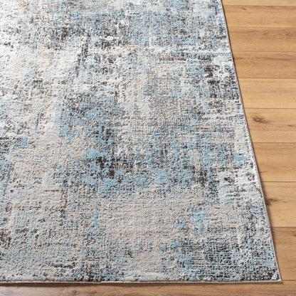 Jakki Rustic Blue/Charcoal Area Rug