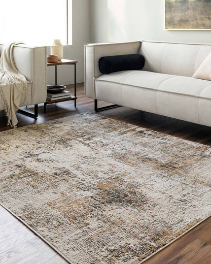 Jakki Rustic Tan/Charcoal Area Rug