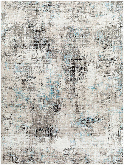 Latonya Rustic Ivory/Blue Area Rug