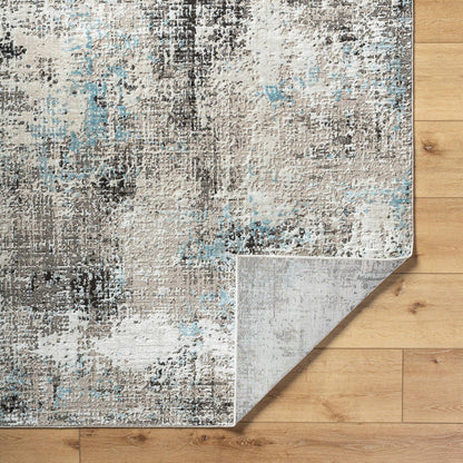 Latonya Rustic Ivory/Blue Area Rug