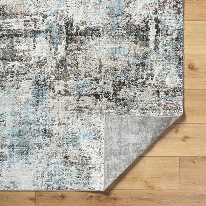 Danina Rustic Charcoal/Blue Area Rug