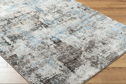 Danina Rustic Charcoal/Blue Area Rug