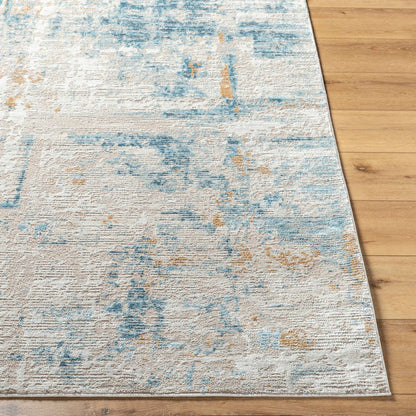 Harmonie Rustic Light Beige/Blue Area Rug