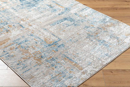 Harmonie Rustic Light Beige/Blue Area Rug