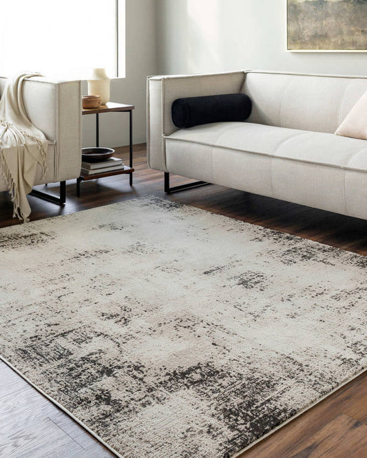 Shamille Rustic Ivory/Charcoal Area Rug