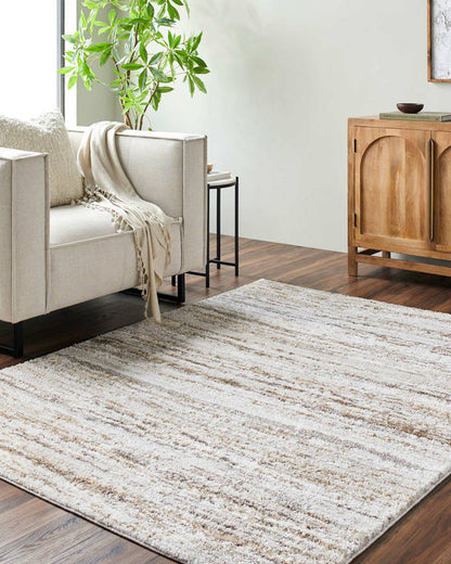 Dwana Cottage Light Silver Area Rug