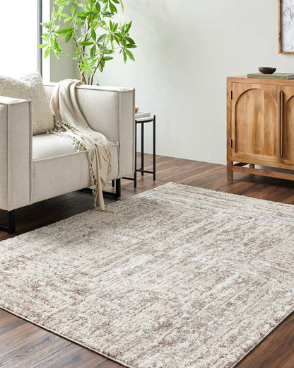 Kathlene Cottage Light Silver Area Rug
