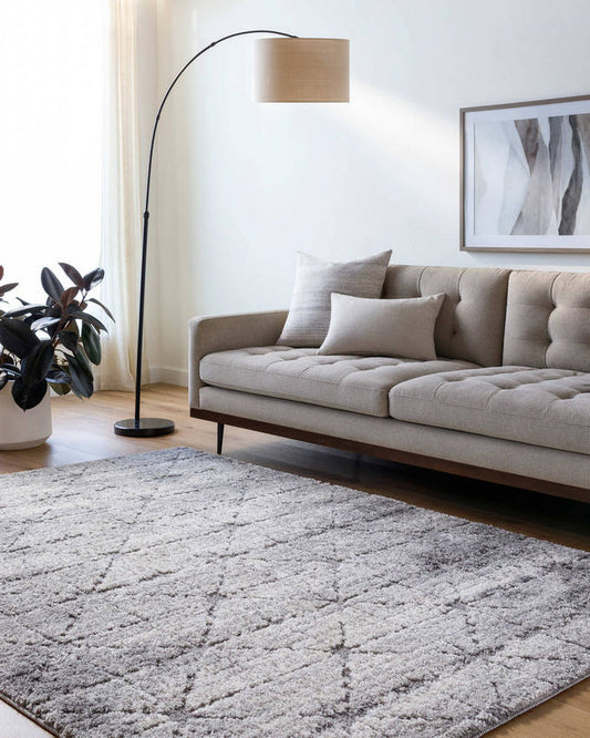 Kirsty Cottage Grey Area Rug