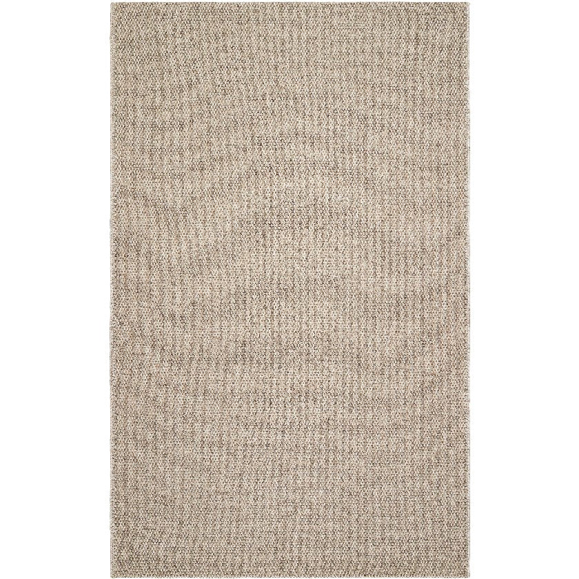 Birdie Solid and Border Dark Brown Area Rug - Becki Owens x Livabliss