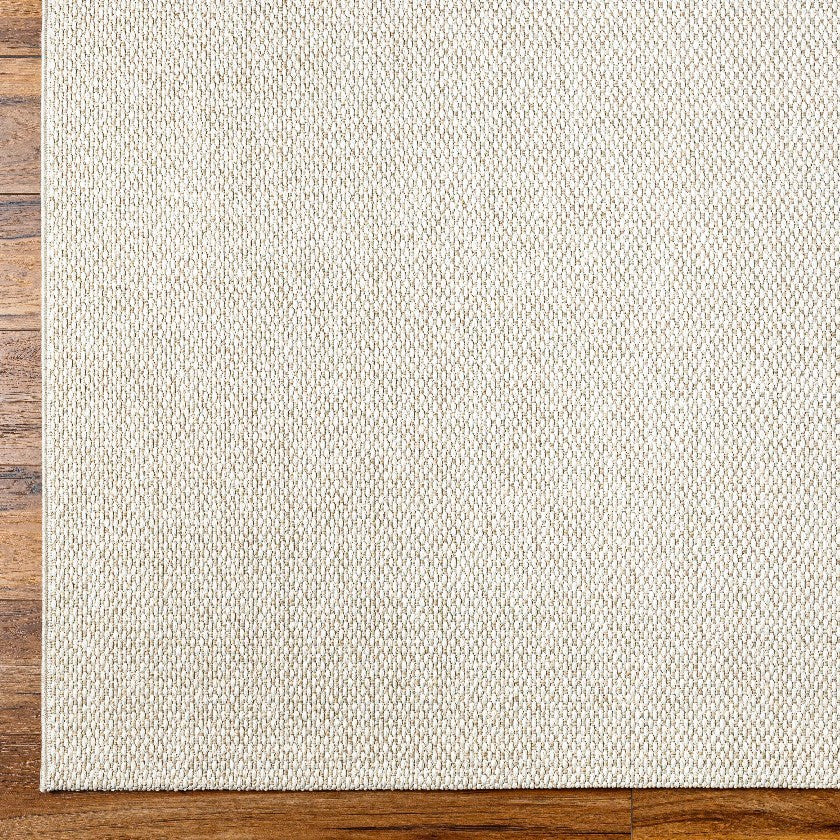 Birdie Solid and Border Pearl Area Rug - Becki Owens x Livabliss