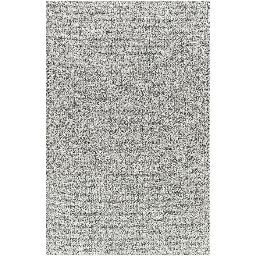 Birdie Solid and Border Silver Area Rug - Becki Owens x Livabliss