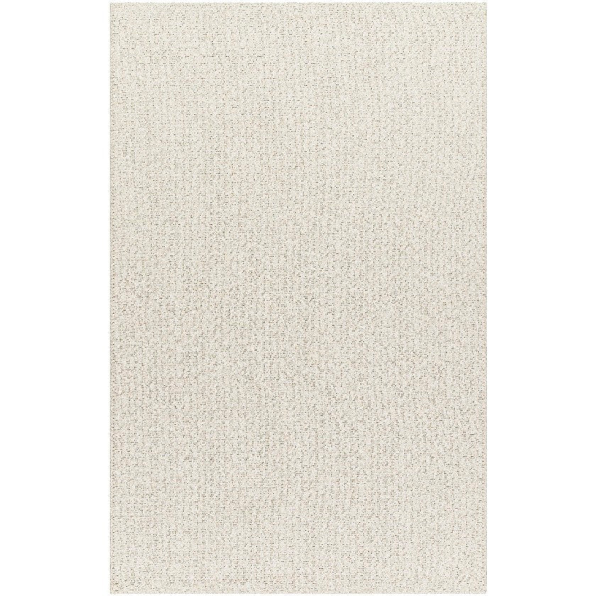 Birdie Solid and Border Light Silver Area Rug - Becki Owens x Livabliss