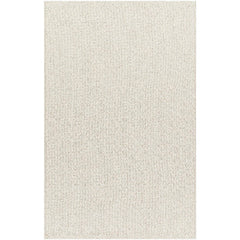 Birdie Solid and Border Light Silver Area Rug - Becki Owens x Livabliss