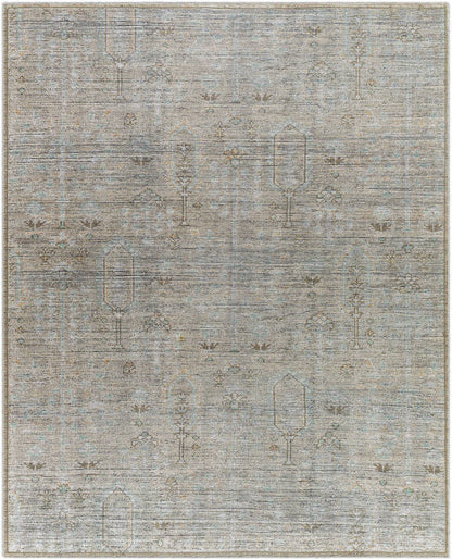 Darling Traditional Sterling Grey Washable Area Rug - Becki Owens x Livabliss