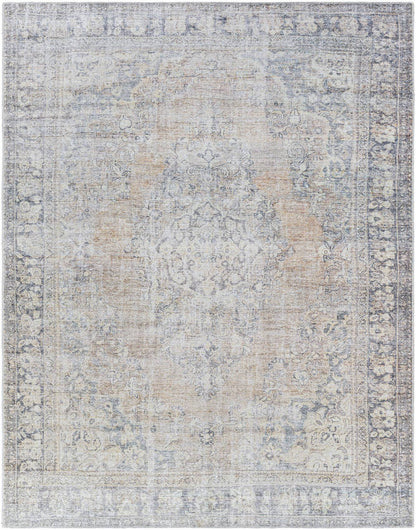 Darling Traditional Light Silver Washable Area Rug - Becki Owens x Livabliss