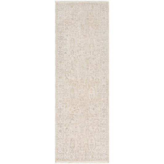 Krissa Traditional Light Silver Area Rug