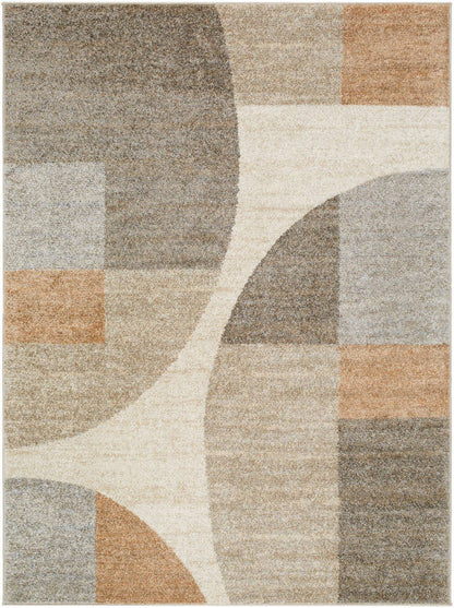 Ananda Modern Light Brown Area Rug