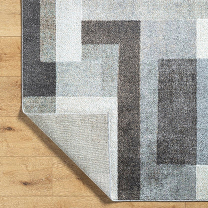 Olatokunbo Modern Black Area Rug