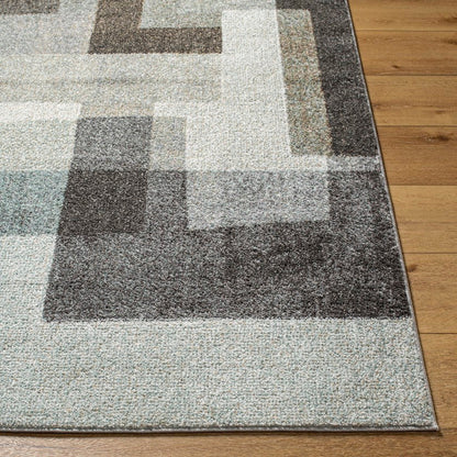 Olatokunbo Modern Black Area Rug
