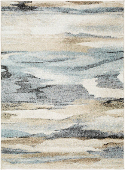Bennington Modern Aqua Area Rug