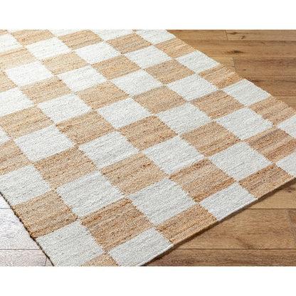 Kamey Texture Tan/Off-White Area Rug - Becki Owens x Livabliss