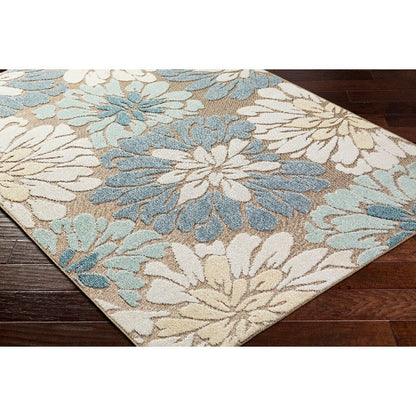 Mohit Coastal Light Brown Area Rug