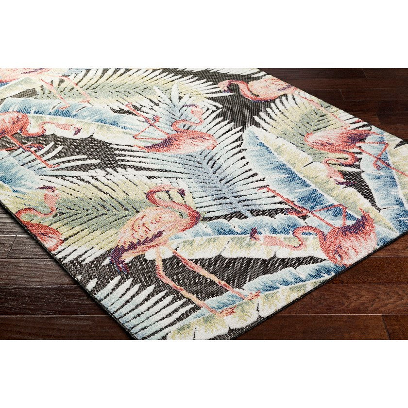 Shafiq Coastal Charcoal Area Rug