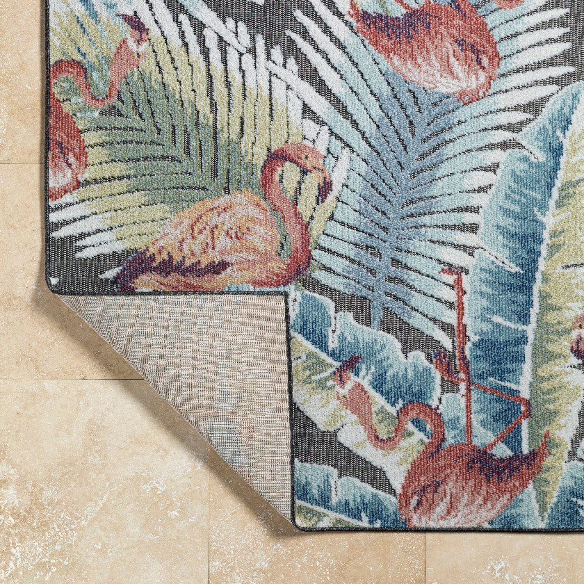 Shafiq Coastal Charcoal Area Rug