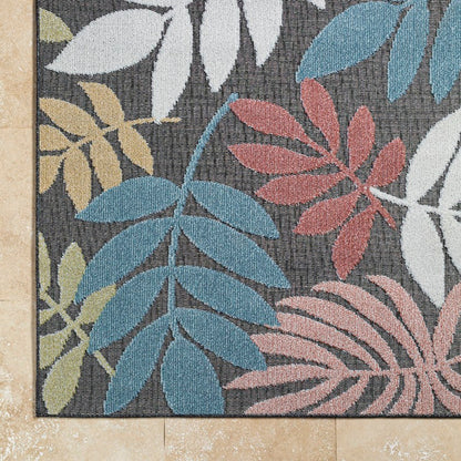 Iban Coastal Charcoal Area Rug