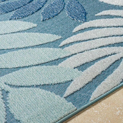 Iban Coastal Pale Blue Area Rug