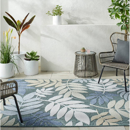 Iban Coastal Medium Green Area Rug