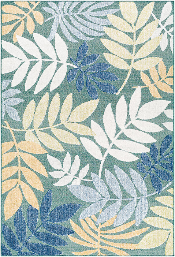 Iban Coastal Medium Green Area Rug