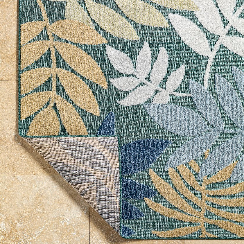 Iban Coastal Medium Green Area Rug