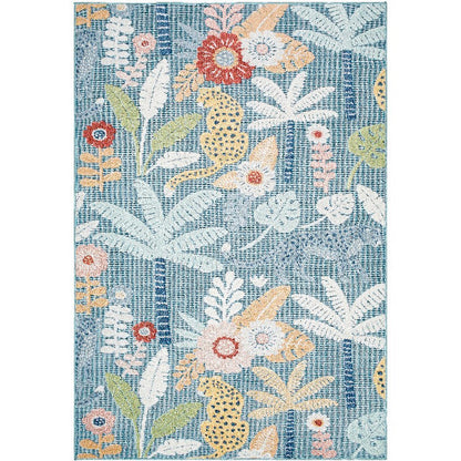 Marquite Coastal Pale Blue Area Rug