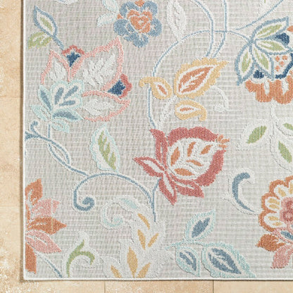 Ottis Coastal Cream/Rust Area Rug