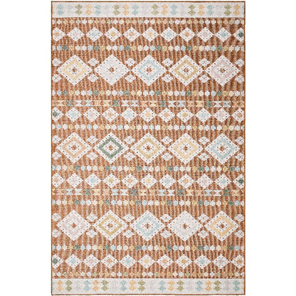 Zarinah Coastal Rust Area Rug