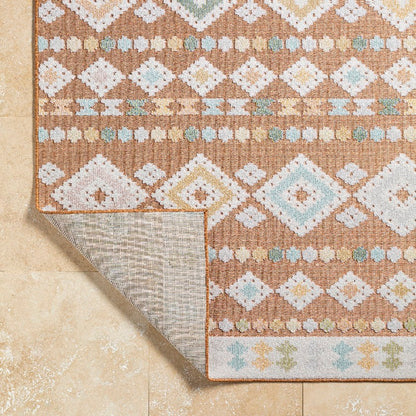 Zarinah Coastal Rust Area Rug