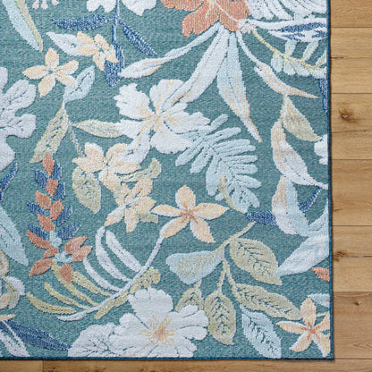 Lamark Coastal Olive Area Rug