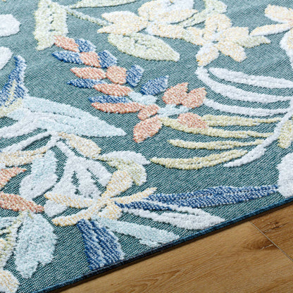 Lamark Coastal Olive Area Rug