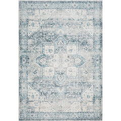 Sequia Traditional Sterling Grey Washable Area Rug