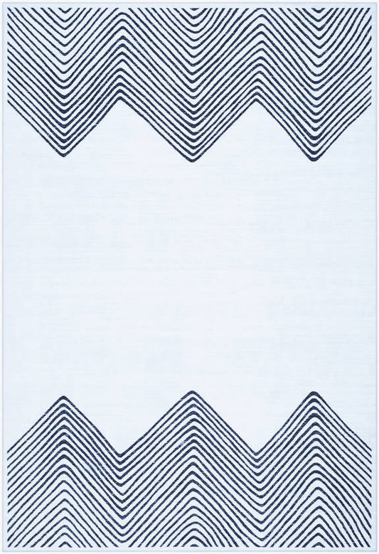 Anneke Modern Off-White Washable Area Rug