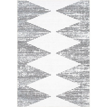 Eulanda Modern Ivory Washable Area Rug